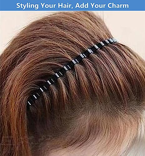 Bodbop XINGZHE Metal Hair Band for Men & Women - 2PCS Non-Slip Headbands