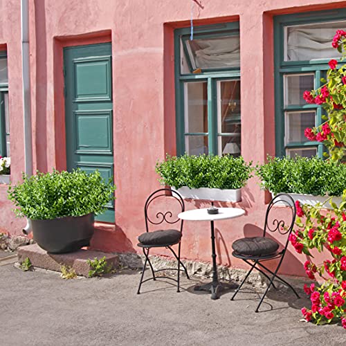 8PCS UV Resistant Artificial Eucalyptus Plants - Faux Greenery for Home & Garden