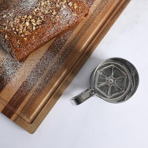 Oster Helmsdale 2-Cup Stainless Steel Flour Sifter for Baking