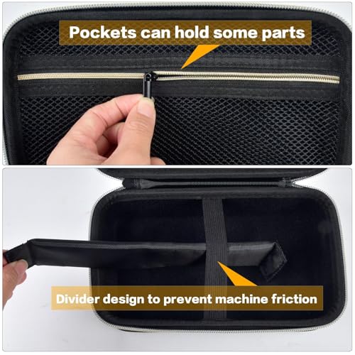 Grapsa Gold Hair Clipper Case for Professional Trimmers - Storage Holder