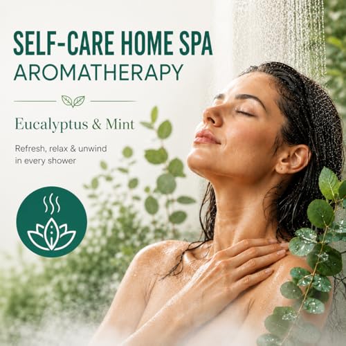 Sanyi 30 Pack Eucalyptus Mint Shower Steamers for Aromatherapy and Sinus Relief - Green Variant