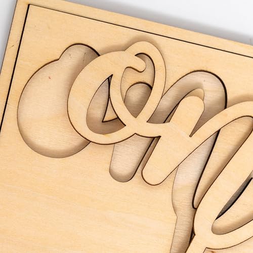 Wooden 'One' Cake Topper for First Birthday Celebrations