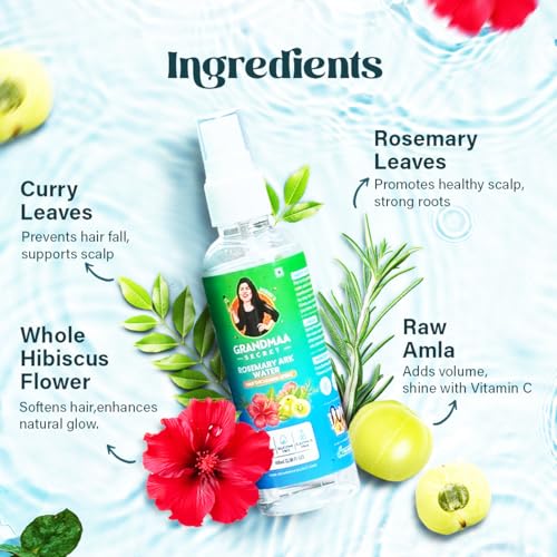 Nidhi's Grandmaa Secret Rosemary Hair Thickening Mist - 100ml Natural Spray