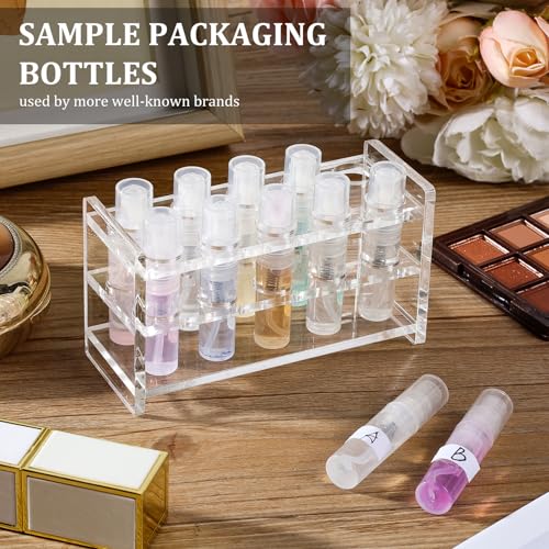 Chiallco 10 Pack Mini Perfume Spray Bottles, 2ml Fine Mist