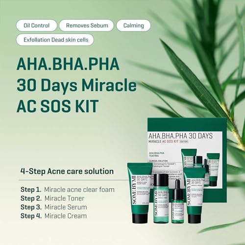 SOME BY MI AHA BHA PHA 30 Days Miracle AC SOS Skin Care Starter Kit