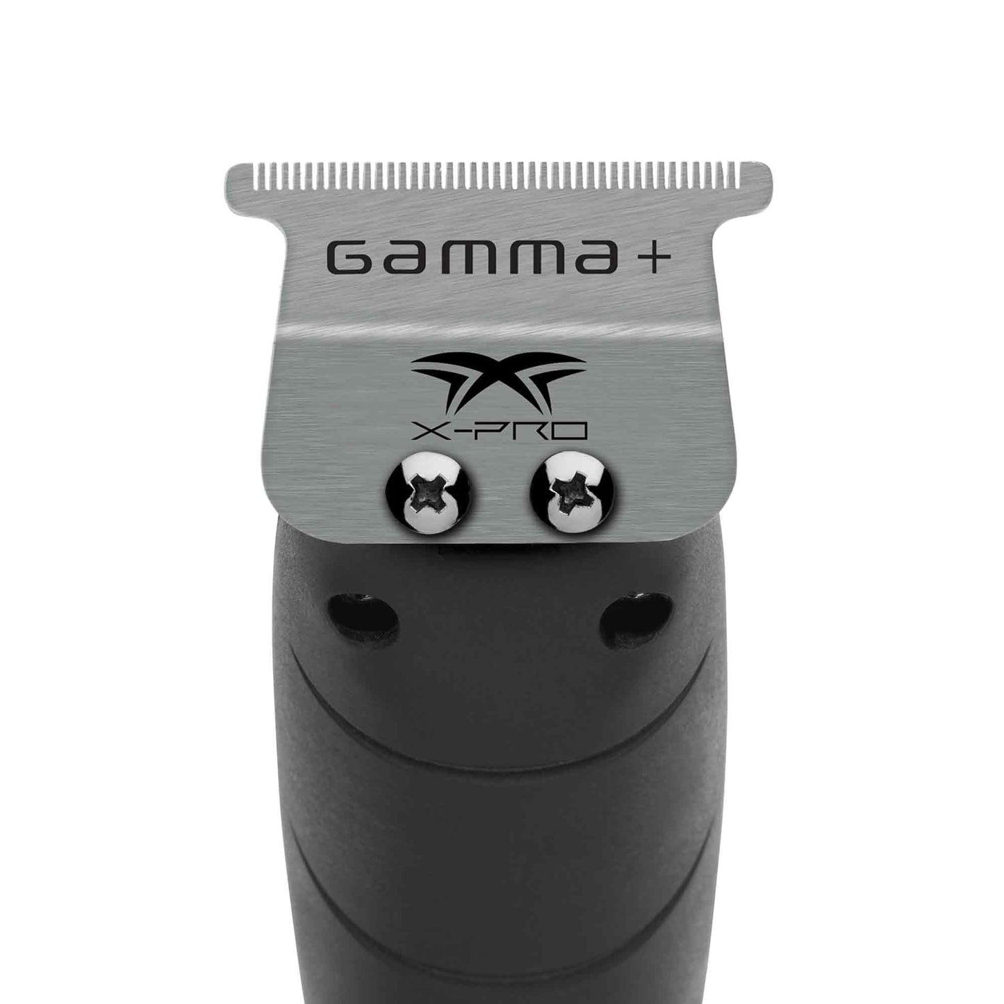 GAMMA+ Replacement X-Pro Wide Stainless Steel with Black Diamond Carbon DLC The One Cutting Trimmer Blade Set