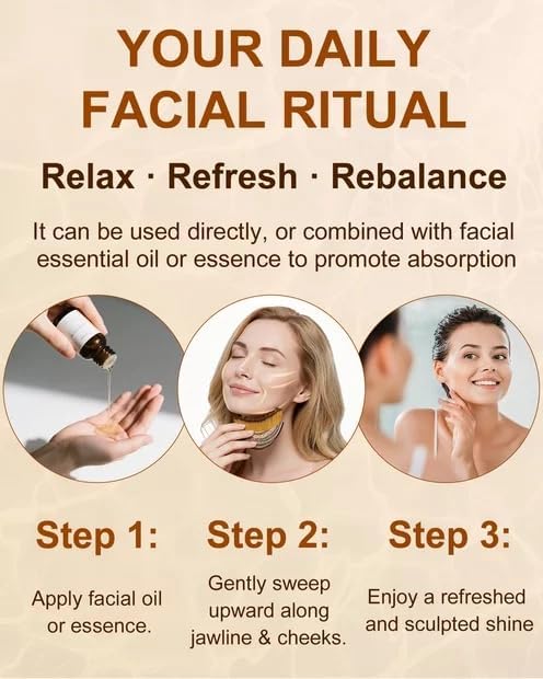 Lymphatic Drainage Face Brush Set - Soft Bristles for Sculpting & Reducing Puffiness | Ergonomic Design