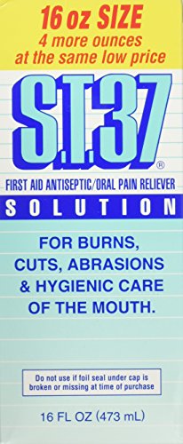 S.T.37 Mouth Pain Relief Solution 16 Fl Oz - Soothes Sore Mouth & Throat