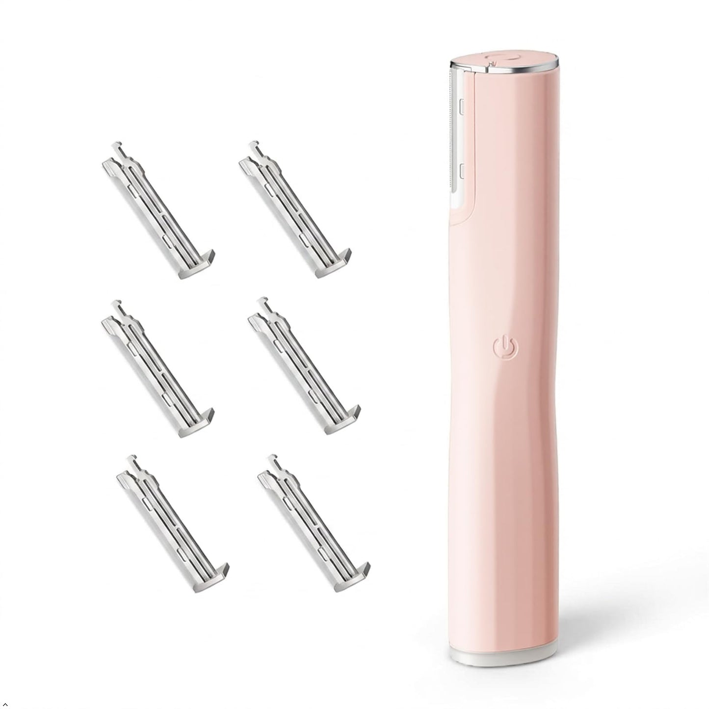 Dermaplane Razor for Women Face with 6 Refill Blades Dermaplaning Tool for Face to Remove Facial Hair & Peach Fuzz Sonic Dermaplaning Tool for Women Facial Hair Shaver Eyebrow Trimmer Razor