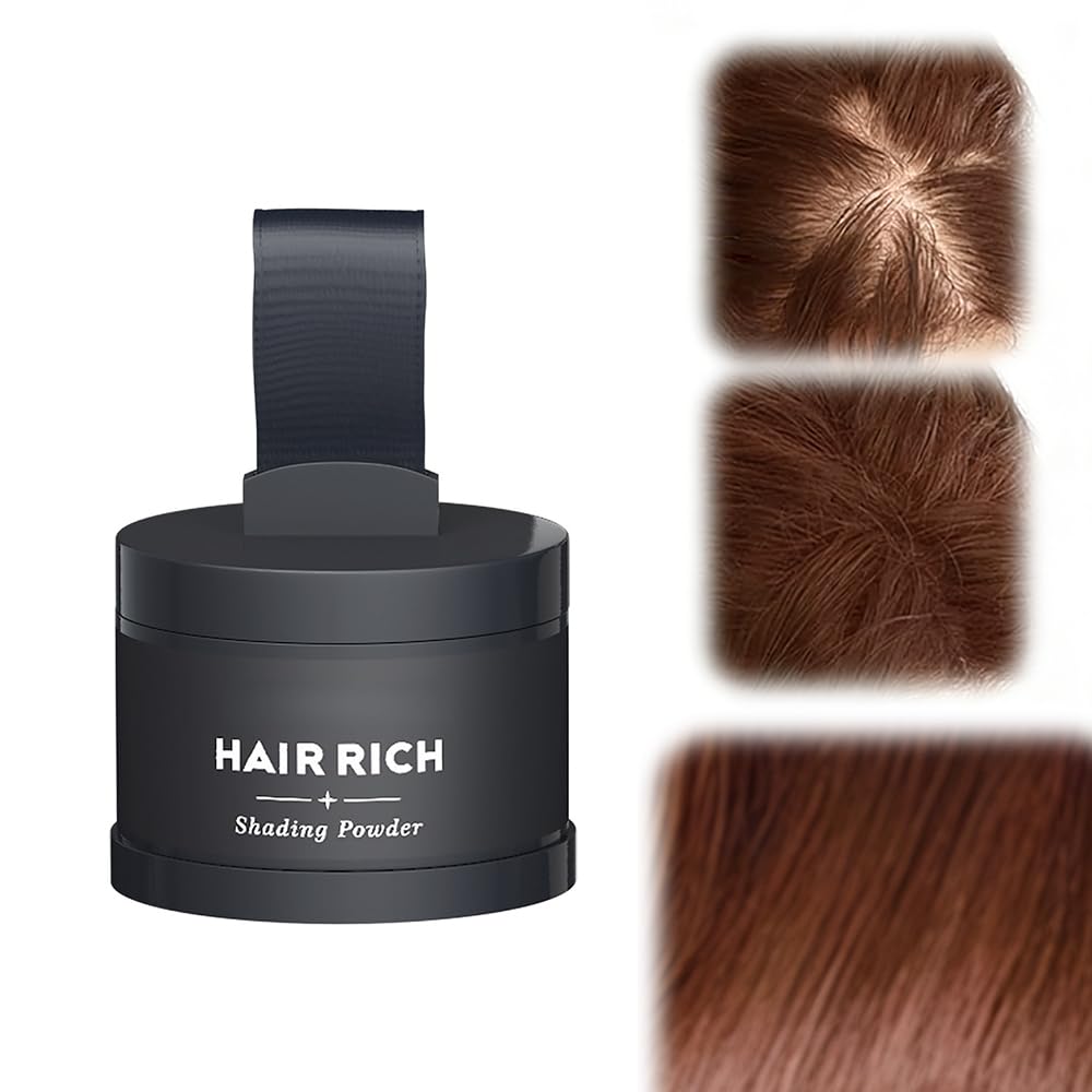 Hair Density Filler - 24-Hour Stain-Proof Hairline Powder for Bald Spot Concealing | Auburn Color