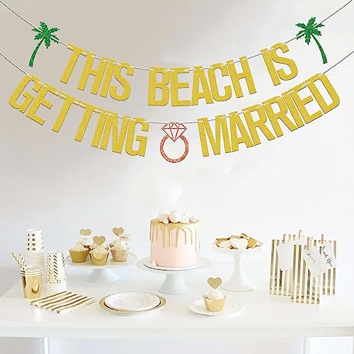 Beach Bachelorette Banner - This Beach Is Getting Married