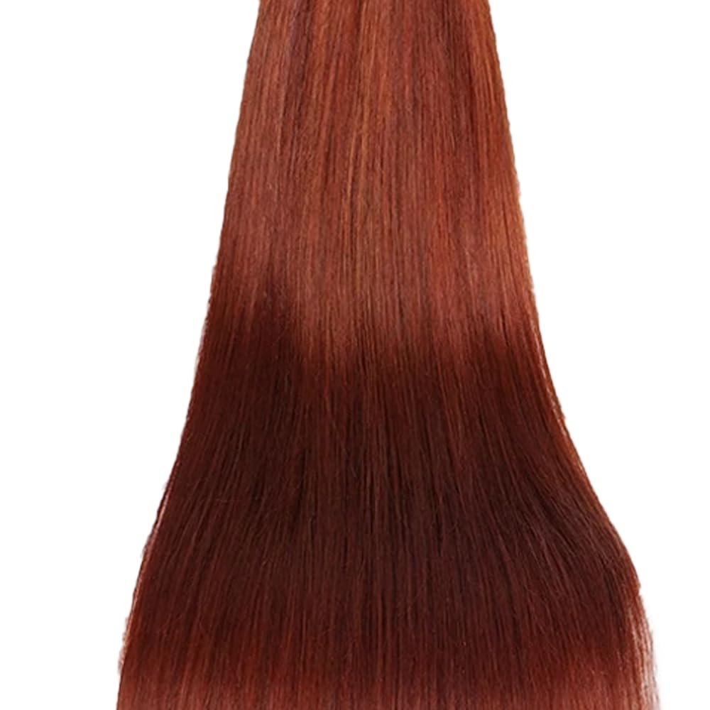 34 34 34 Inch Copper Brown Bundles Human Hair Color #33 Bundles Copper Red Straight Bundles Brazilian Virgin Remy Hair 3 Bundles Reddish Brown Straight Bundles 100g/Pc