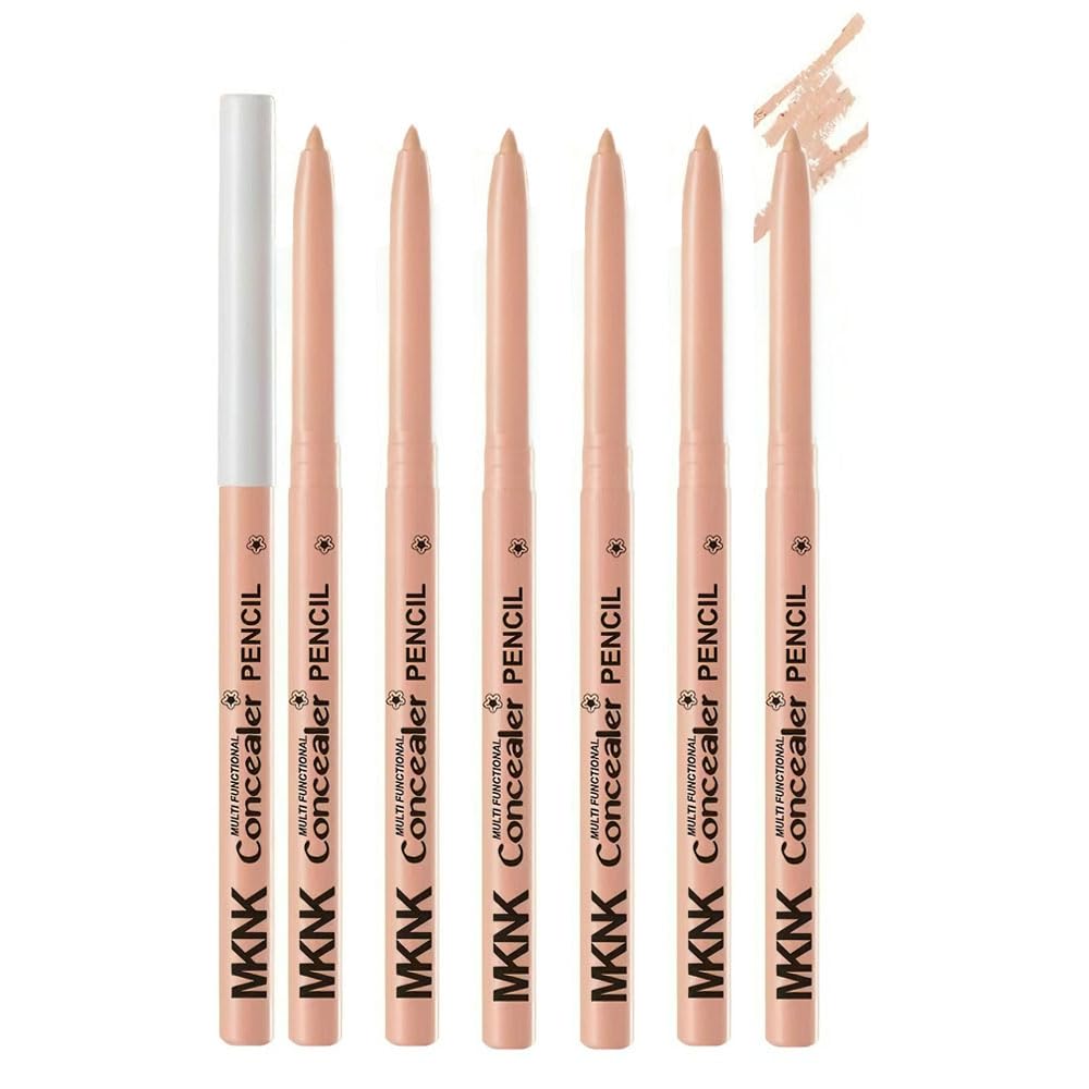 Retractable Creamy Eyeliner & Eyeshadow Sticks - Ultra Pigmented Matte Finish | 4 Pcs in Black, White, Brown, Blue, Purple, Green, Gray