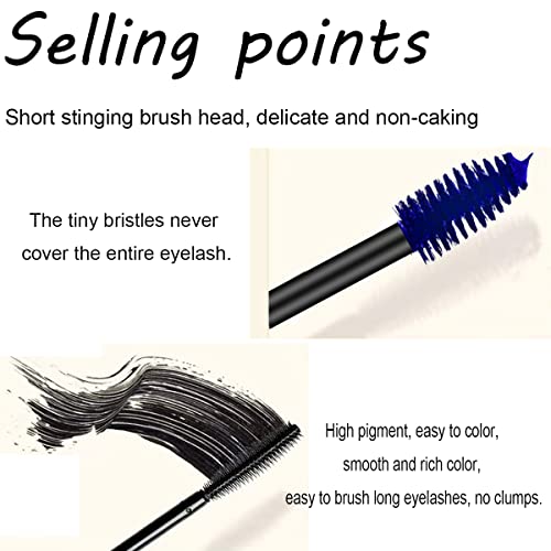 Easilydays 6 Colors Waterproof Colored Mascara - Purple (#03) – Long Lasting, Volumizing, Vibrant Eyelash Makeup