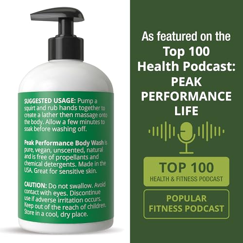 Organic Unscented Body Wash for Sensitive Skin - Vegan & Chemical-Free