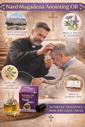 Zuluf Nard Magdalena Anointing Oil 10ml - Authentic Fragrance from Jerusalem