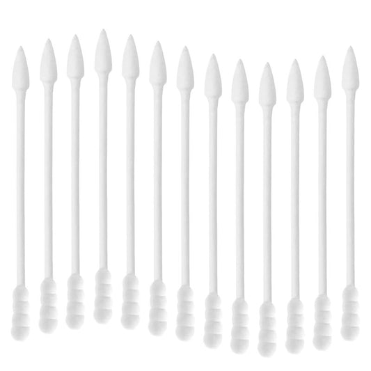 Pointed Tip Cotton Swabs - 800 Count Double Tipped Precision Buds for Makeup & Crafts | Spiral Head Design