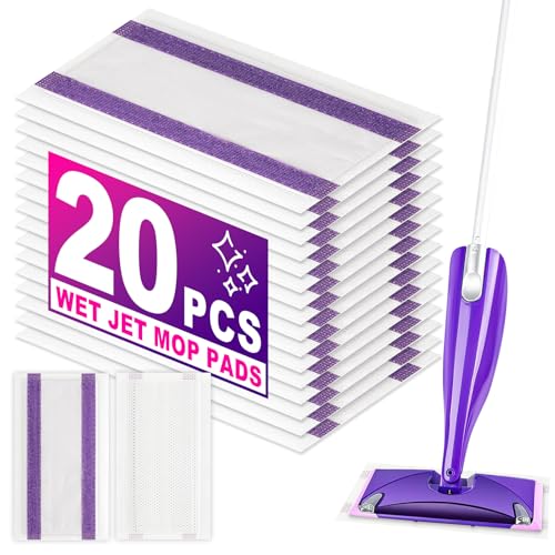 Dicorita Disposable Pad Refill for Swiffer Wet Jet - 20 Pack