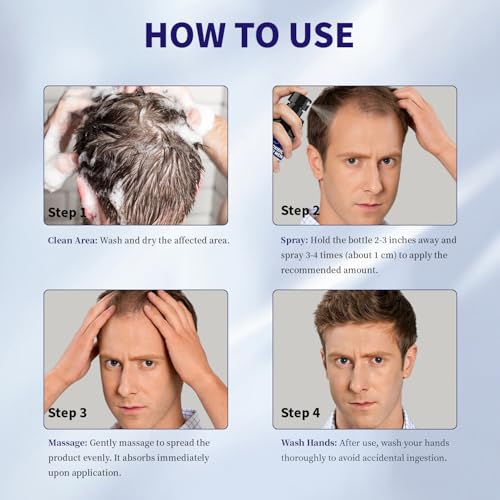 Danliss 5% Minoxidil Hair & Beard Regrowth Spray - 5.42 fl oz (Pack of 2)