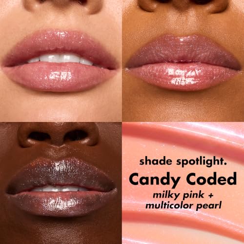 e.l.f. Glow Reviver Lip Oil Candy Coded - Hydrating Gloss with XXL Applicator
