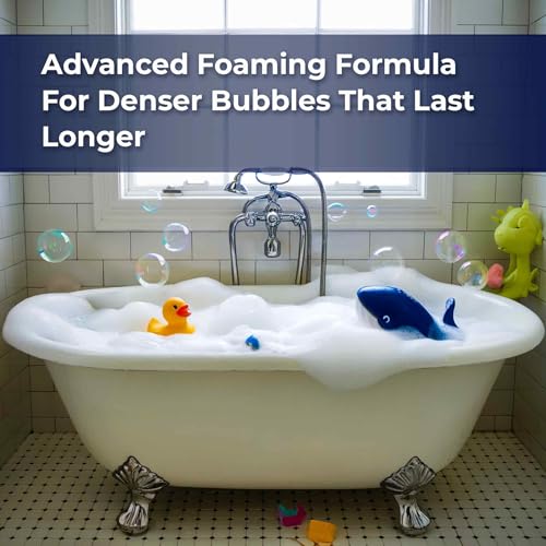 Luxury Unscented Foaming Bath with Aloe Vera - Pure Bubbles, 33.8 fl oz