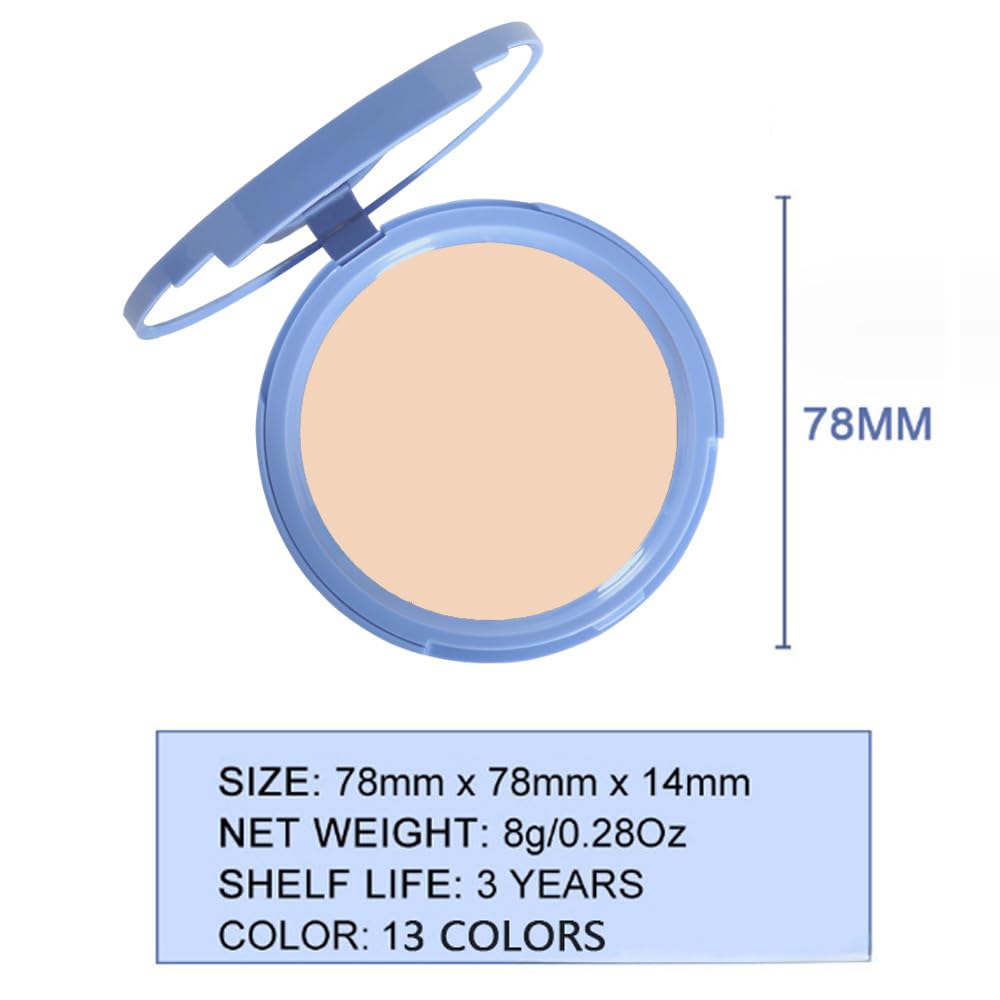 Translucent Oil Control Pressed Face Powder - Waterproof & Lightweight Makeup | 10 Porcelain