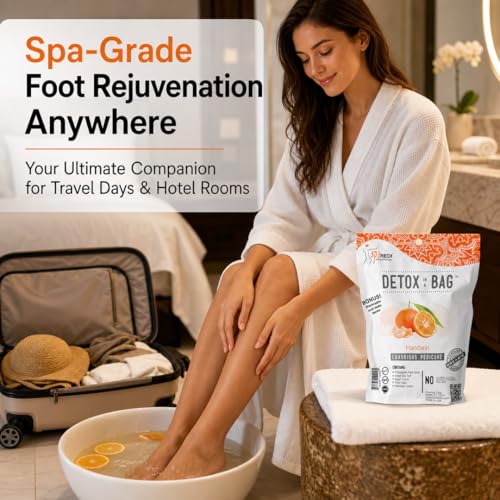 SPA REDI Detox In A Bag Pedicure Kit - Refreshing Foot Care