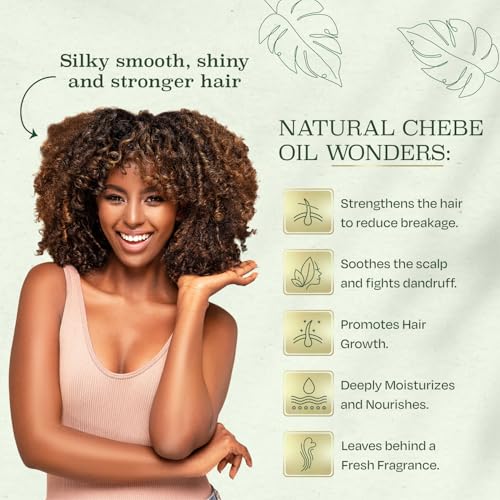 Roselle Naturals Chadian Hair Oil for Hair Growth - 8 Fl Oz
