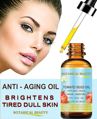 Tomato Seed Oil - 100% Pure Virgin Cold-Pressed Carrier Oil for Skin, Hair & Nails