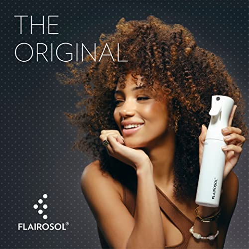 FLAIROSOL Continuous Mister Spray Bottle - 10.1oz Fine Mist for Plants, Hair, Skin & Cleaning