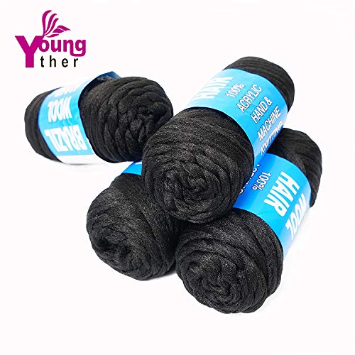 100% Brazilian Wool Hair Acrylic Yarn for African Braids/Senegalese