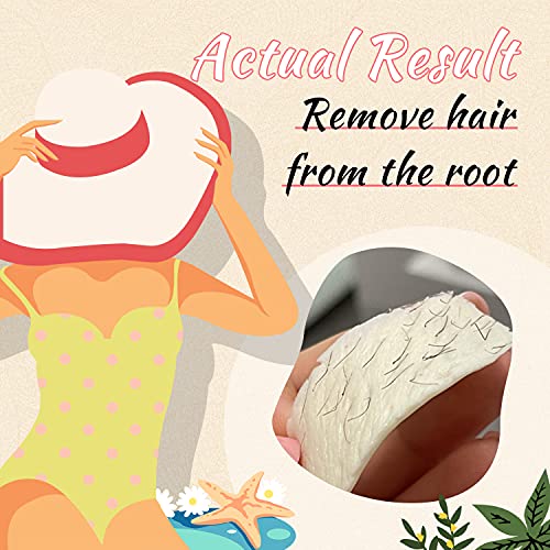 Ajoura Off White 1 lb Refill Hard Wax Beads for Sensitive Skin & Coarse Hair