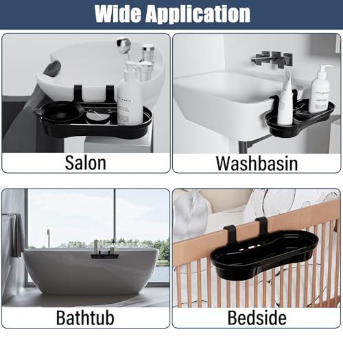 Salon Shampoo Bowl Tray Organizer for Hairdressing Tools & Color Bowls