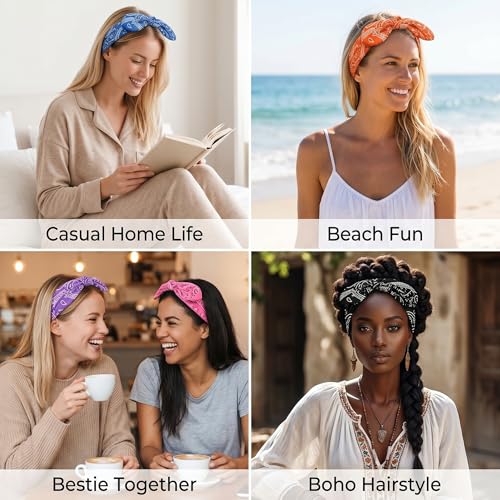 WILLBOND 13 Pcs Colorful Bow Headbands for Women - Stylish Colors
