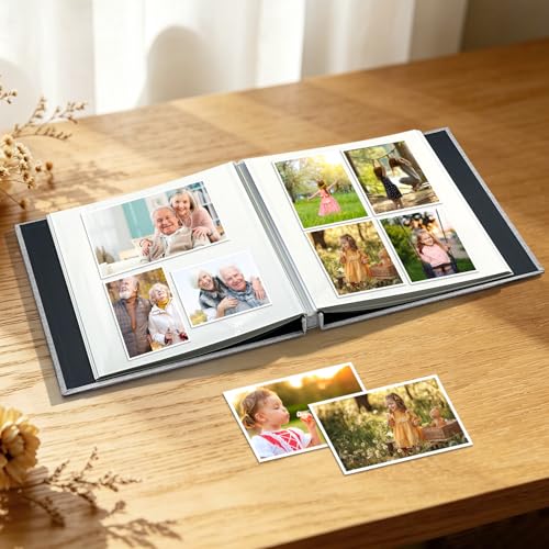 Self-Adhesive Photo Album - 40 Pages for 4x6, 5x7 & 8x10 Pictures