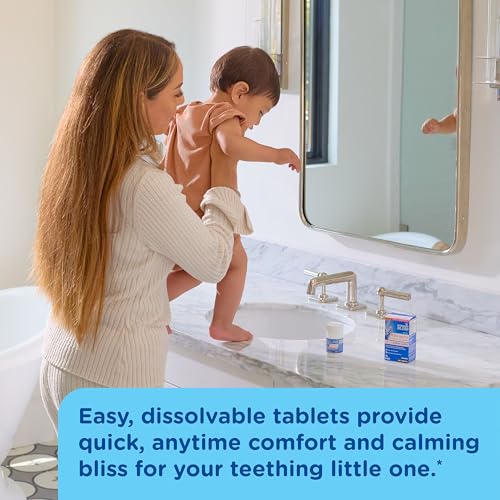 Mommy's Bliss Little Gums Teething Tablets 140 Count (Pack of 2) - Sugar Free & Benzocaine-Free