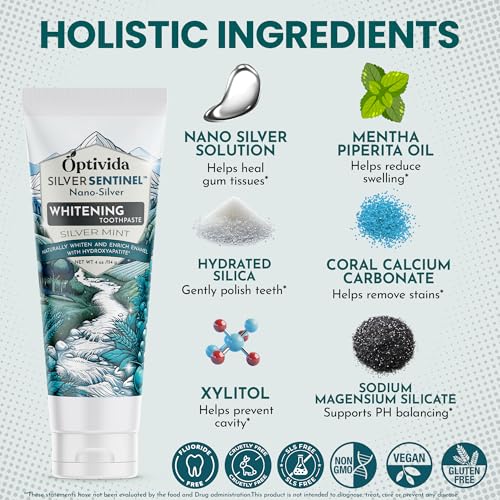 Fluoride-Free Hydroxyapatite Toothpaste with Nano Silver & Xylitol - 4 oz