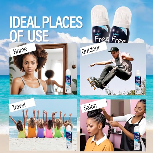 Laflare Itch Relief & Dry Scalp Treatment for Braiding & Weaving, Leave-In Conditioner, Travel Size
