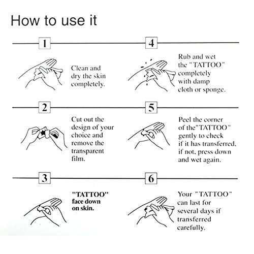 Ooopsiun Waterproof Temporary Tattoos for Men - 10 Sheets Punk Mechanical Arm Designs