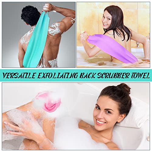 5 Pcs Back Scrubber for Shower Exfoliating Body with Handles