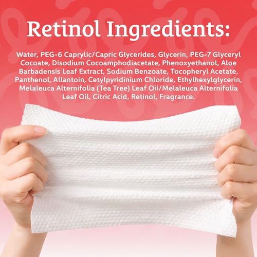 Body Prescriptions Retinol Makeup Cleansing Wipes - 100 Count Pack