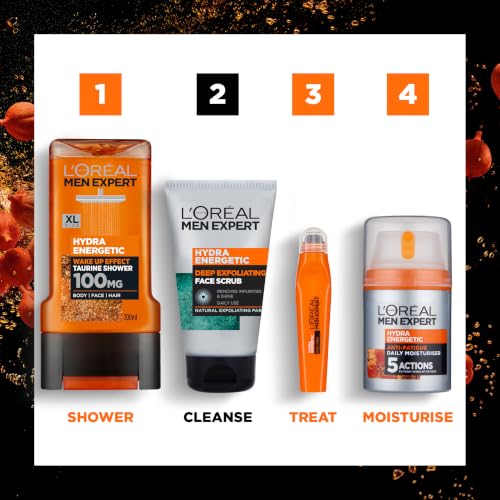 L'Oreal Men Expert Hydra Energetic Face Scrub - 100ml
