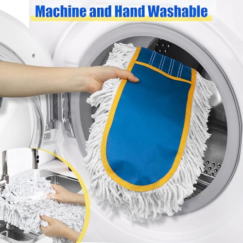 24" Heavy Duty Commercial Dust Mop with 2 Cotton Pads