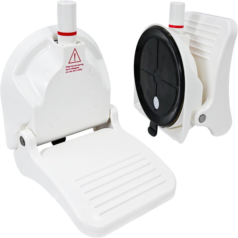 Shower Foot Rest for Shaving Legs, Foldable Step Foot Rest Tool Stand to Shave Legs, Anti-Slip Shower Ledge Leg Shaving Shelf, Suitable for RV Bathroom,Easy to Carry While Traveling