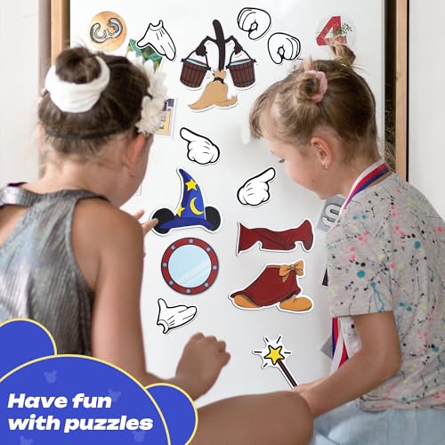 Magical Mouse Theme Cruise Door Magnets Set - 12 Pcs Waterproof