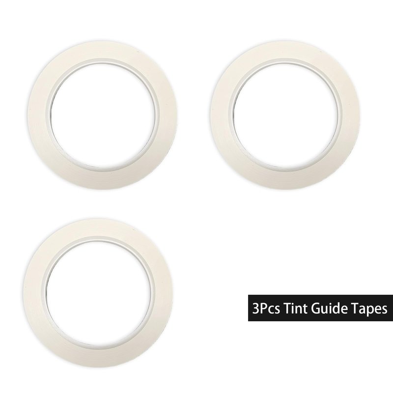 NBTOOL Window Tint Tools 3Pcs Tint Guide Tape(130inch Long per Coil),Window Tint Kit Tint Cutting Guide Line Tape for Window Tinting Application