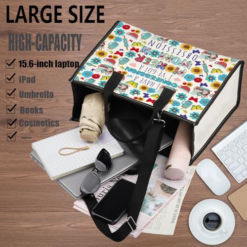 WZMPA Confession Pioneer Cosmetic Bag for Travel & Gift - Waterproof Cotton, 23x17cm (Variation: Have A Confession BG)