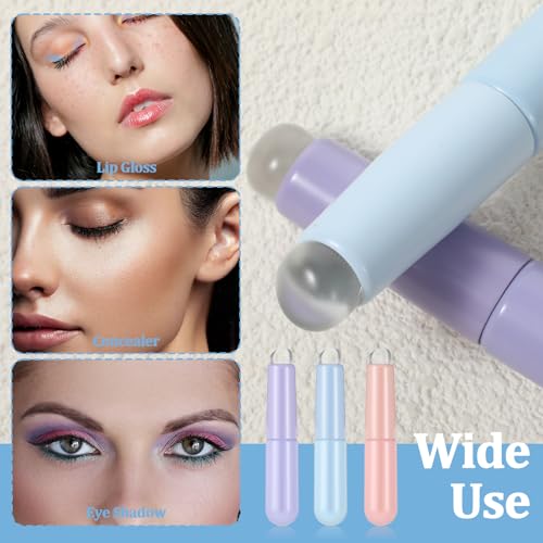 Reusable Silicone Lip Brush Set with Macaron Colors - Lip Gloss & Balm Applicators