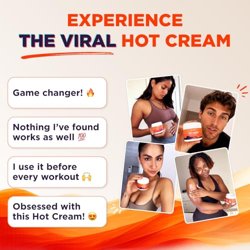 Hot Firming Lotion - Menthol Sweat Enhancer for Stomach & Cellulite - 4 Fl Oz