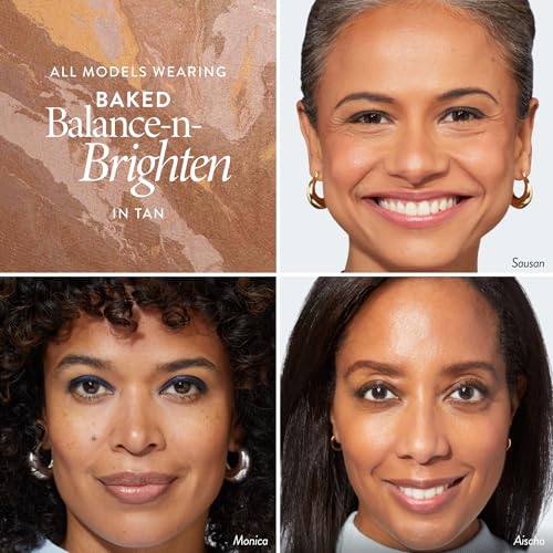 LAURA GELLER Baked Balance-n-Brighten Foundation Travel Size Tan 06 | Age-Defying, Self-Adjusting Powder